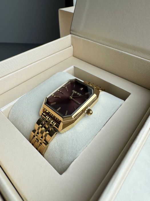 Годинник burker isabell gold burgundy бургунді оригінал