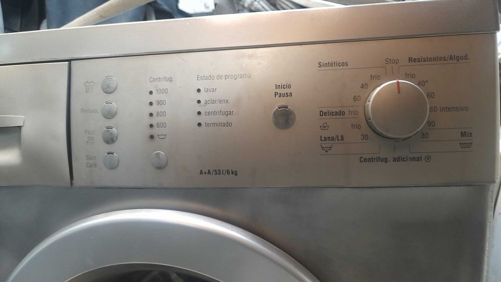maquina de roupa bosch tambor de 7 quilos 1000 rpm exelente estado