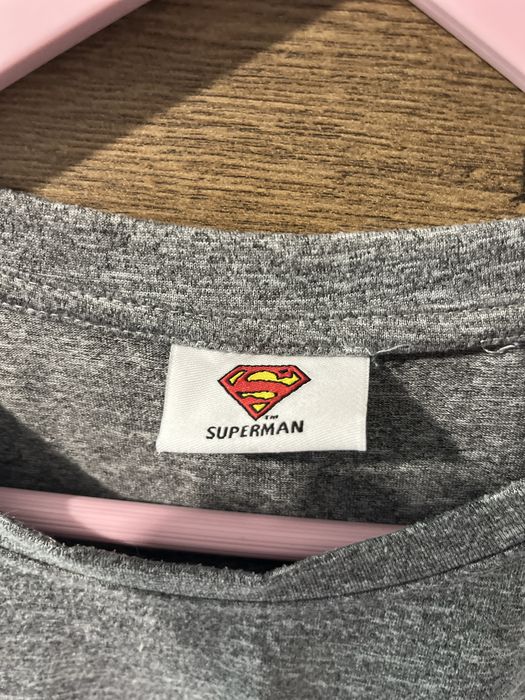Сіра футболка з суперменом розмір L-XL