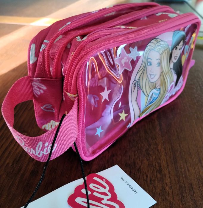 Bolsa Escolar Dupla Barbie Lefties Mattel