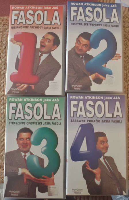 Jaś Fasola seria 8 kaset VHS