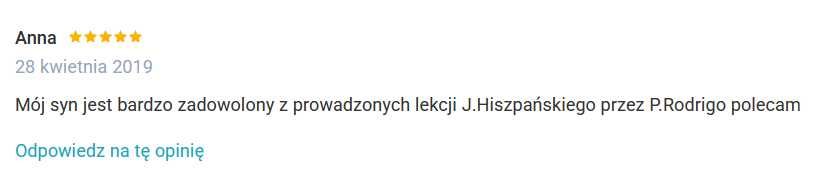 Korepetycje z hiszpańskiego online i stacjonarnie z native speakerem