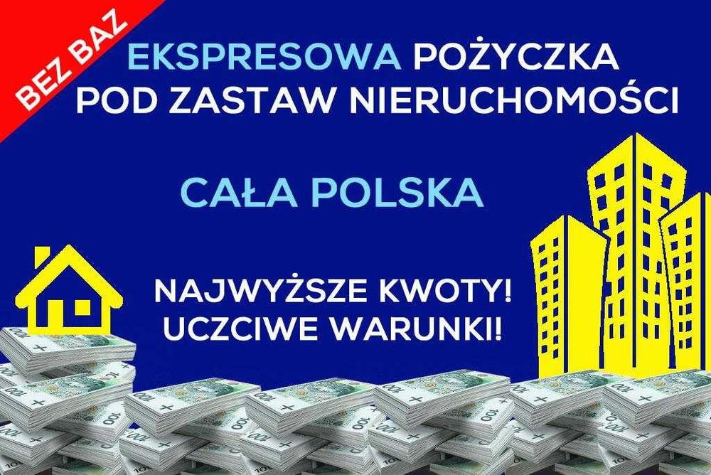 Pożyczka pod zastaw Hipoteki - bezpośrednio