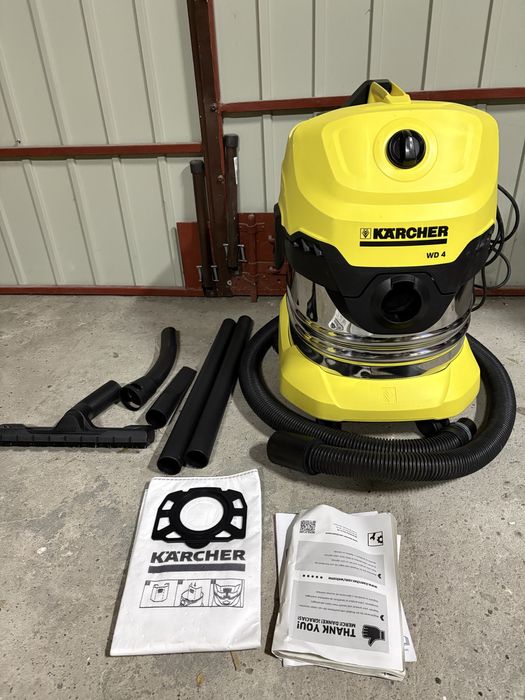 Pokazowy Karcher WD4 Premium inox bardzo dobry stan