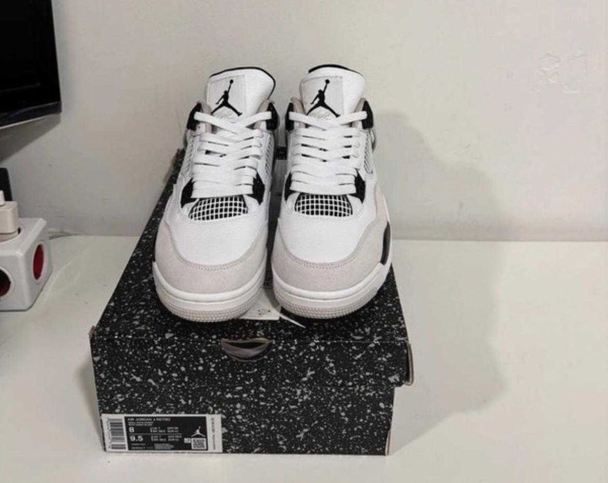 Air jordan 4 military damskie nowe sneakersy za kostke jordany 36-41