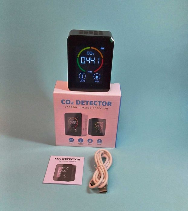 Комнатный датчик углекислого газа 3в1 гигрометр, термометр