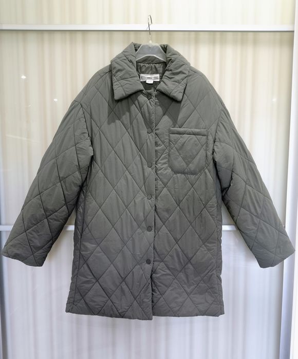 Куртка Mango,демисезон,куртка-рубашка, стёганая, куртка  сорочка