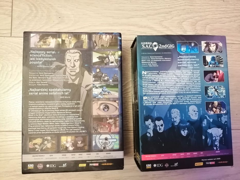 Ghost in the shell sezon 1 i 2 DVD