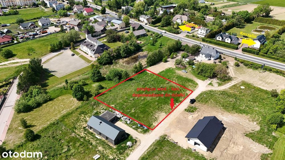 Mścice - działka budowlana, uzbrojona, z pozwoleniem na budowę