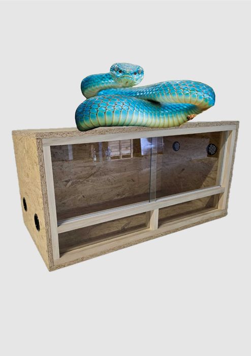 Terrarium z płyty OSB 100x50x50 cm