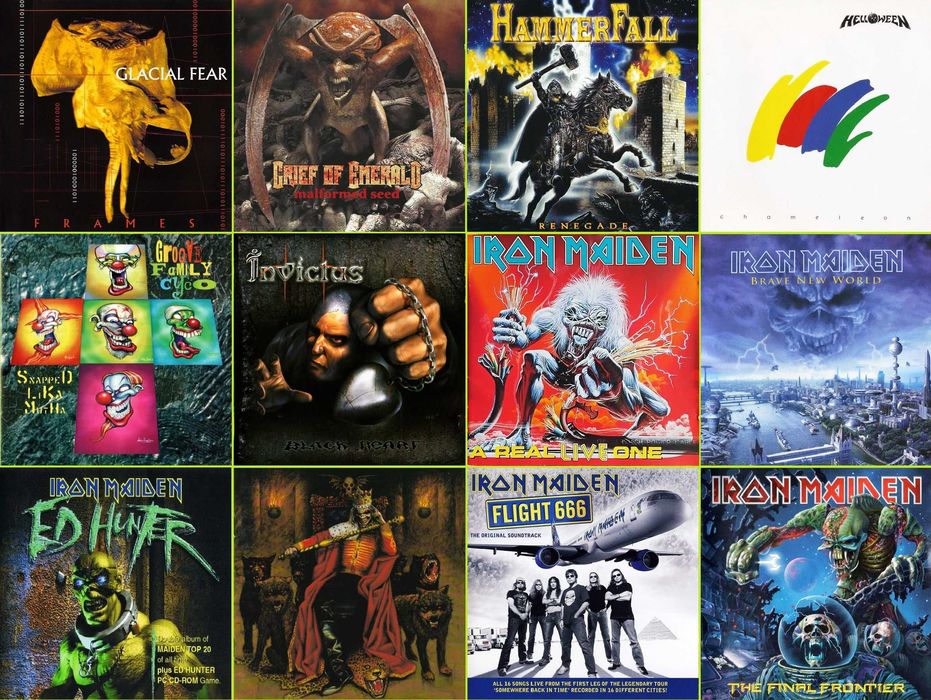 89 CDs - Metal - Muito Bom Estado