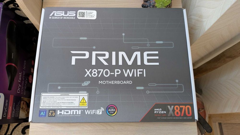 Материнська плата ASUS PRIME X870-P WIFI | AM5 AMD X870 | Ryzen 3/5/7/9 7000/8000/9000 | EPYC 4005