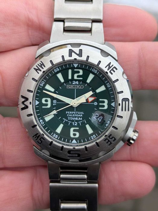Seiko Landtrek SBCJ009 GMT Prospex Titanium