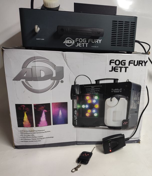 Dymownica firmy Adj fog fury jett