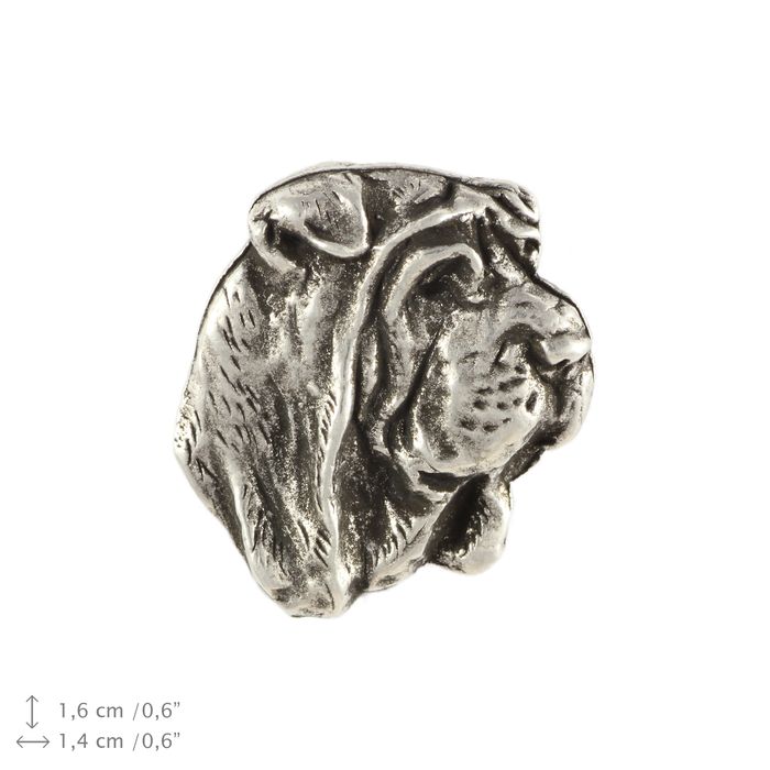 Shar Pei II pin posrebrzony Art-Dog