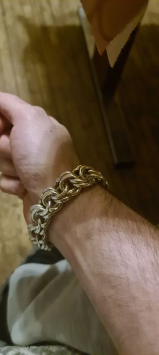 Łańcuch srebrny 100g około nie pamiętam dokładnie