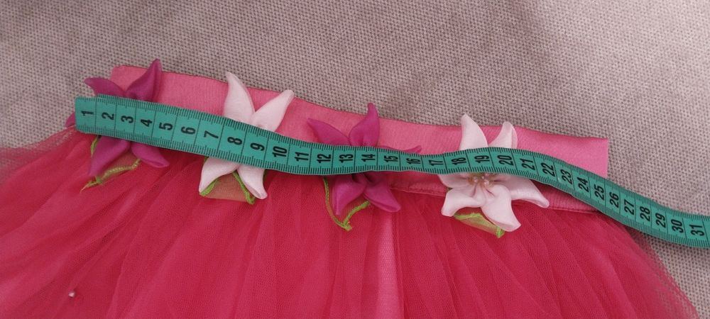 Спідниця рожева для дівчинки квіточка