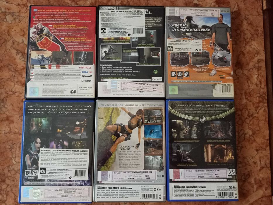 Vários Jogos Playstation 2 (PS2)-Tomb Raider, Killzone, Rayman, GTA