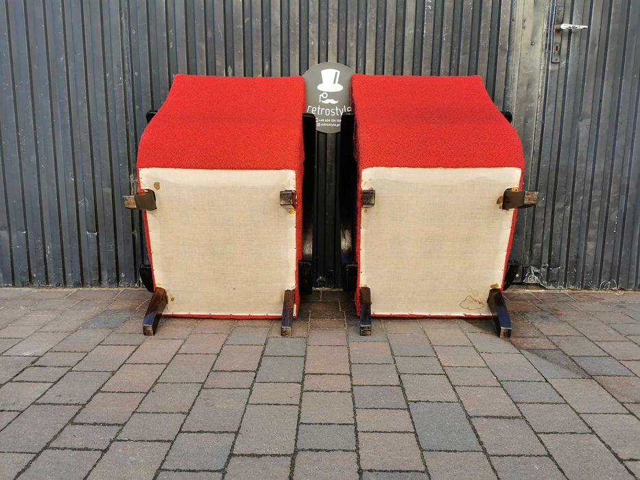 Fotel ART DECO proj. J. Halabala, Czechosłowacja '30-'50, Retro