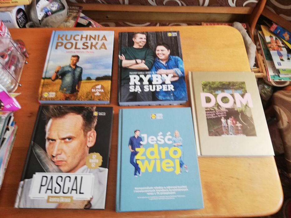 Książki nowe z lidl "Kuchnia polska" "Jeść zdrowo" Ryby są super s z t