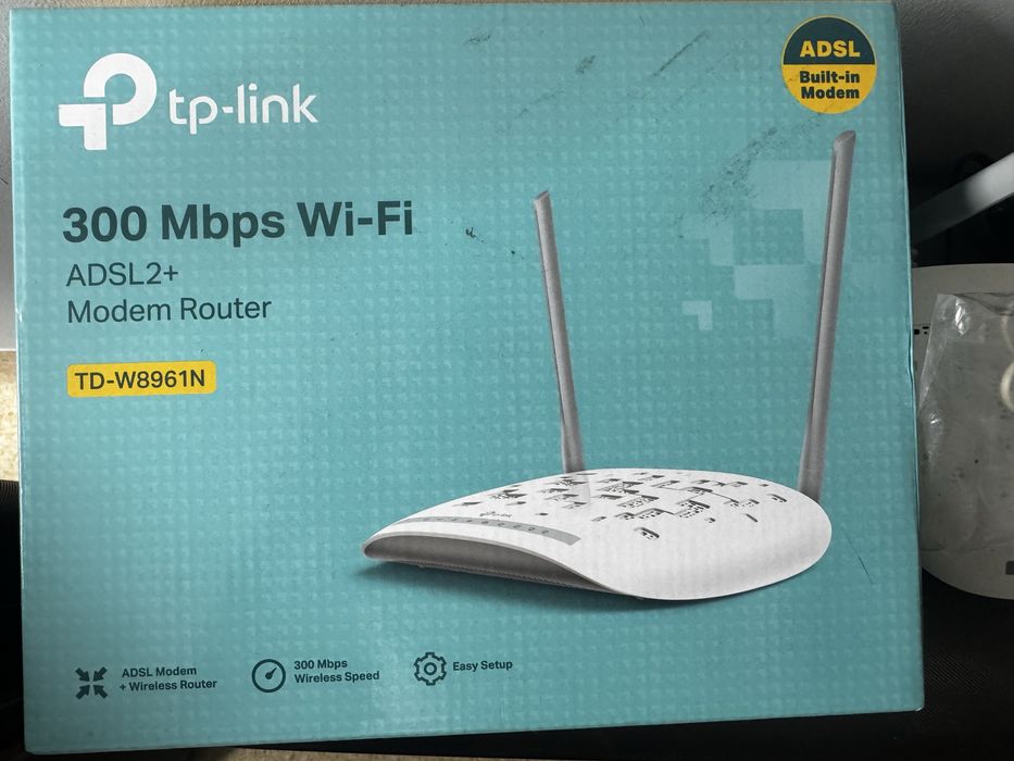 TP-Link TD-W8961N ADSL2+ 300 Mbps Wi-Fi Modem Router