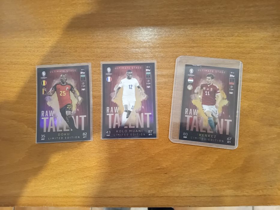 Cartas Topps Match Attax Euro 2024