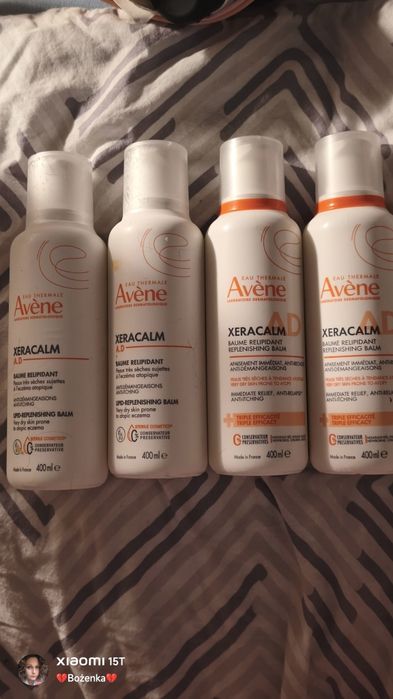 Zestaw 4 balsamów Avène Xeracalm A.D