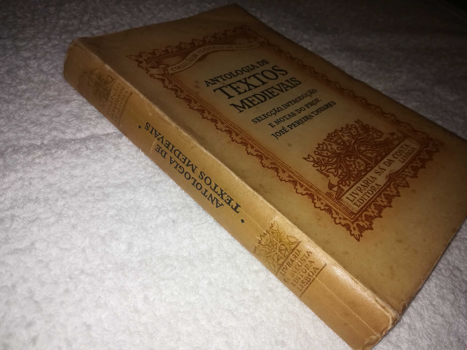 antologia de textos medievais (clássicos sá da costa) 1ª edição 1957
