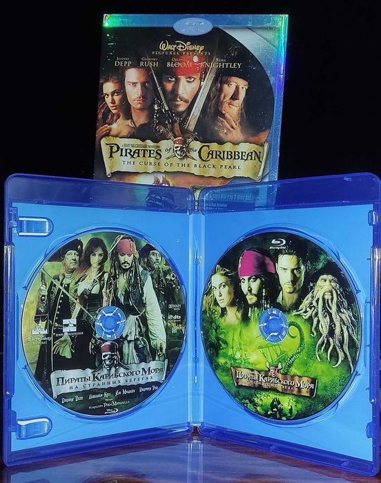 Blu-ray диски Пираты Карибского моря(не лиц)