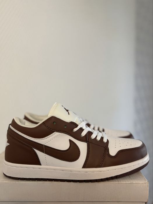 кросівки/кеди Nike Air Jordan 1 Low “Mocha” (Brown&White) коричневі | 44 розмір(aj1)
