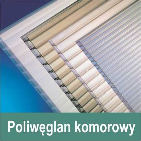 Poliwęglan komorowy UV długość 1m 2m 3m 3,5m 4m 5m 6m 7m 12m od 4mm do 32mm 27-08