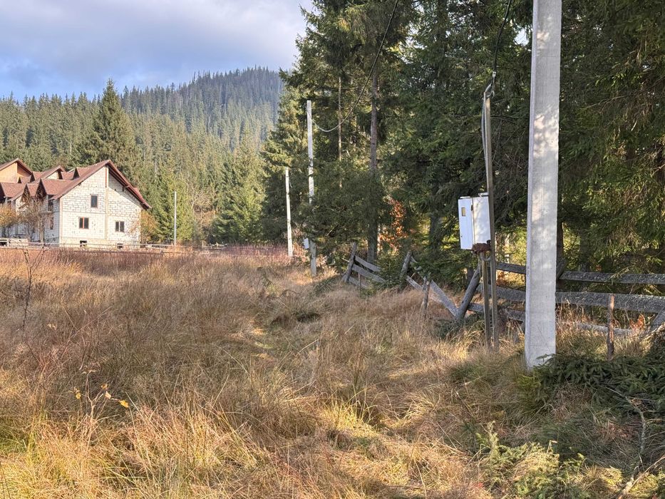 Земельна ділянка 1,16 га, с.Поляниця (Буковель), світло 30 кВт