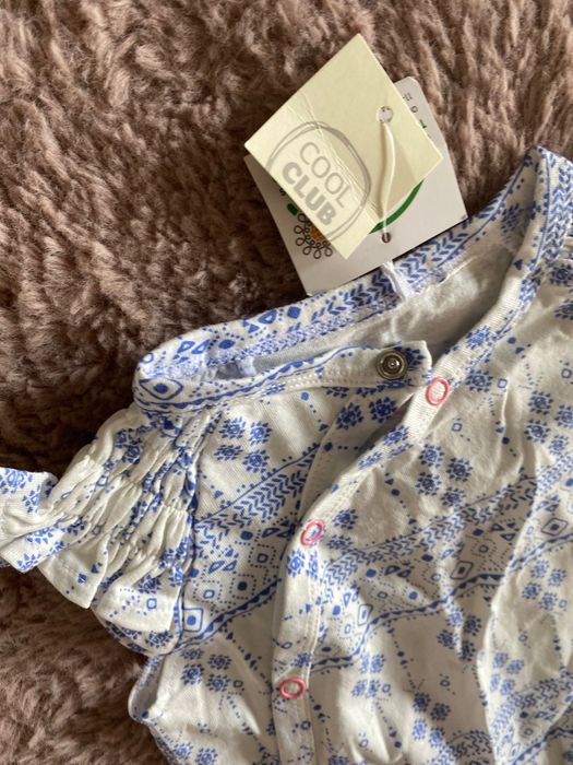 Rampers 80 Smyk NOWY Cool Club na prezent 100% organic coton