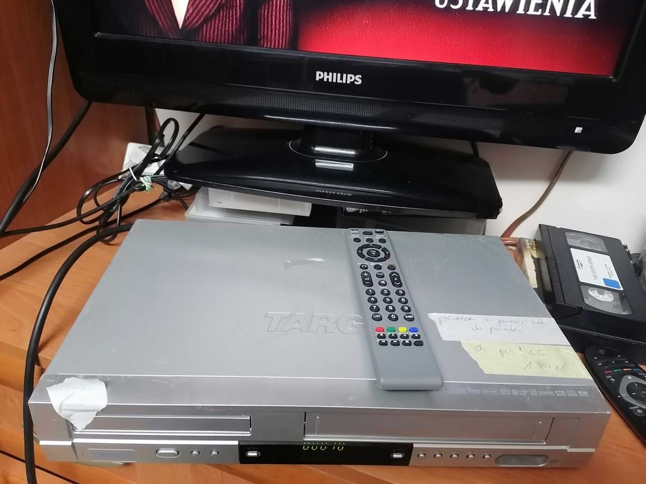 Magnetowid VHS Targa DPV5200X ( LG) Pilot HIFI Stereo COMBO