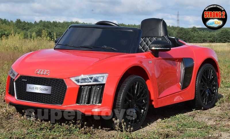 Auto samochód na akumulator AUDI R8 na licencji autko elektryczne RC