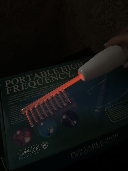 Дарсонваль імпульсний масажер для обличчя, тіла та шкіри голови