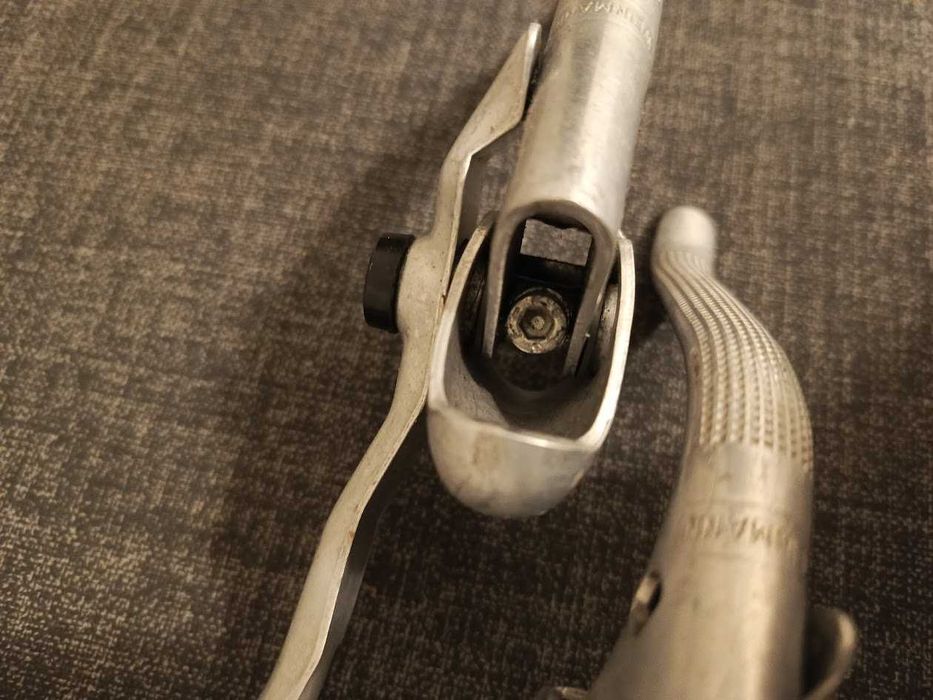 Klamki hamulcowe Weinmann retro szosowe z dodatkowymi dźwigniami Safety Levers