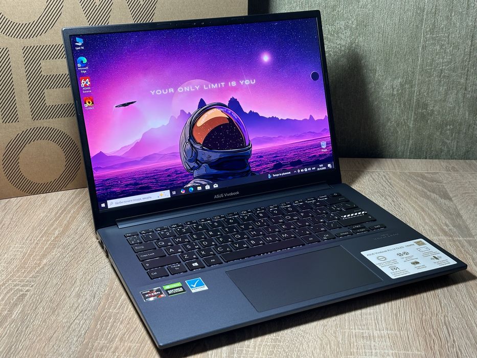 3К OLED 90Hz! RTX 3050! Asus VivoBook 14, Ryzen 5 5600H, 16/512gb