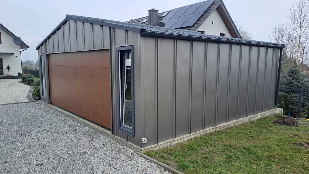 Garaż blaszany 6x6