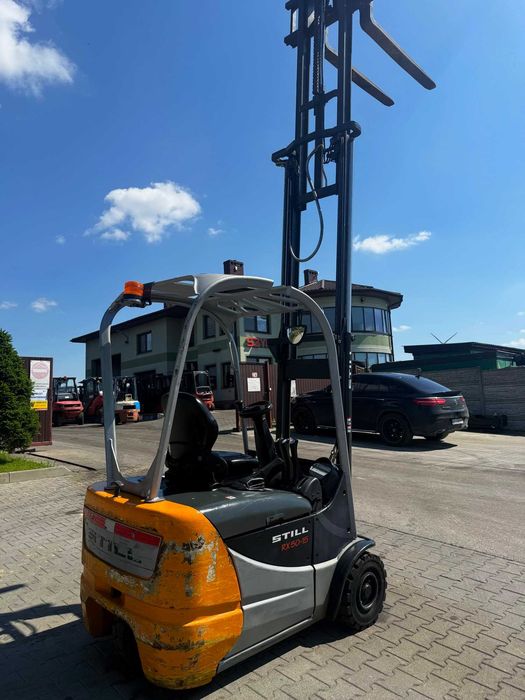 wózek widłowy elektryczny STILL RX50-15 Triplex 4.30m przesuw przebieg 4140mtg 2007r