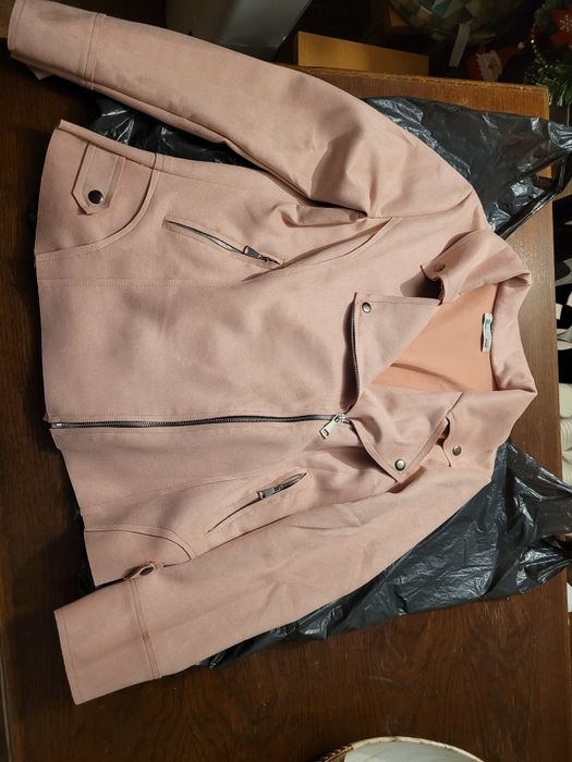 Ramoneska damska rozowa jak nowa L