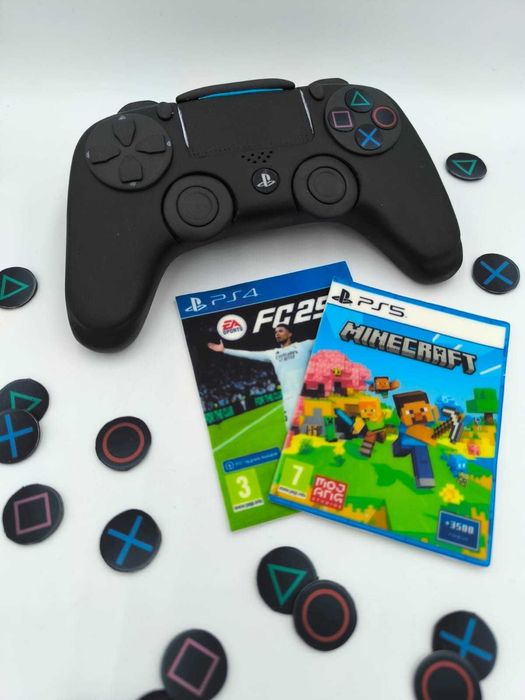 PAD PlayStation z masy cukrowej na tort