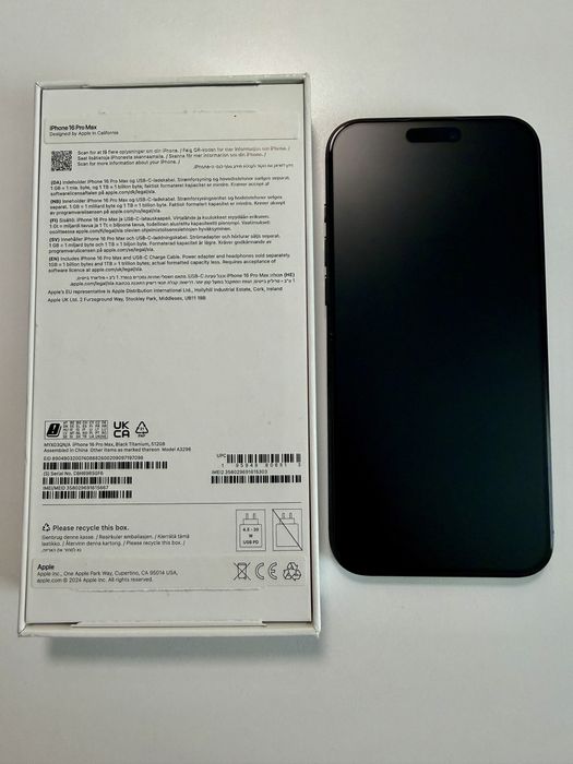 Iphone 16 pro max 512 Gb Black Titanium