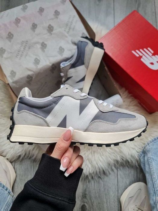 !SALE! New Balance 327 Grey/White 36 37 38 39 40 41 42 43 44 45 nb нб