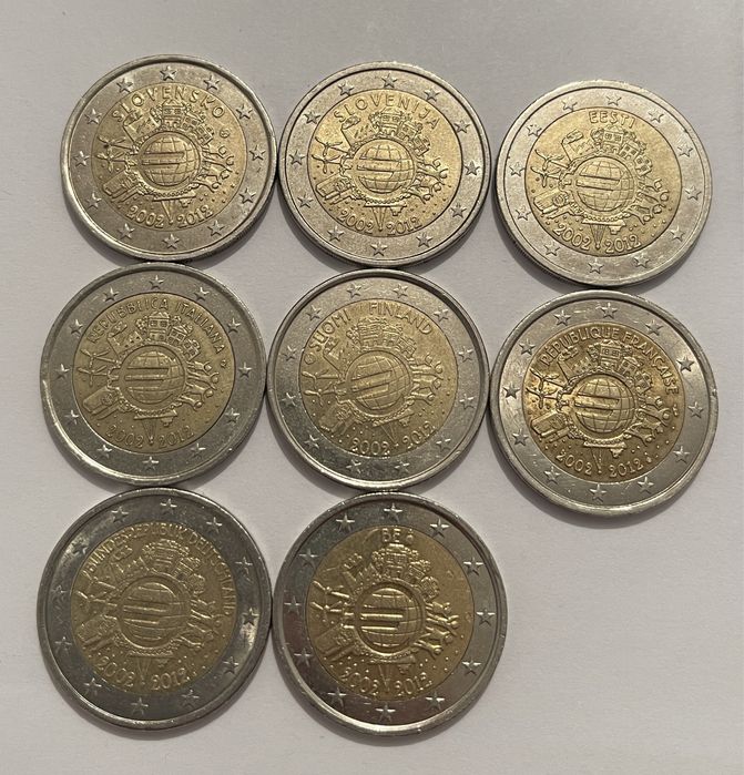 Юбилейные монеты 2 евро Новинки 2023