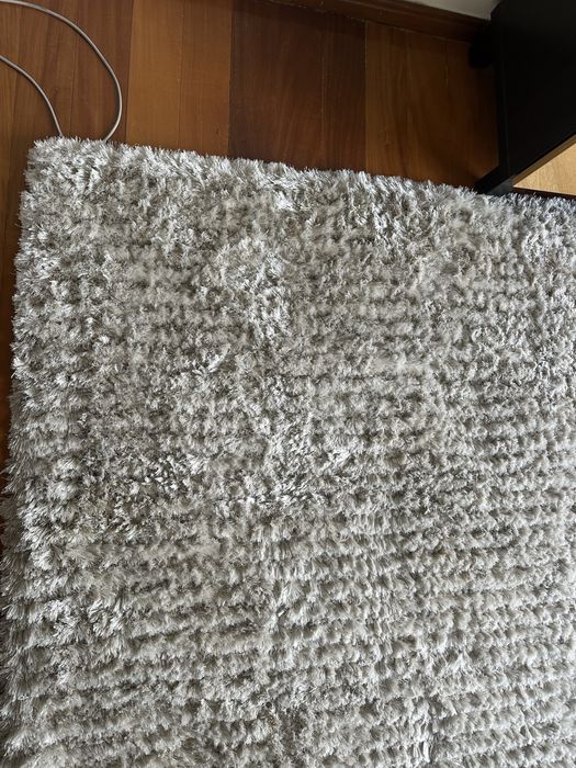 Tapete Jorge Mendes, grande de pelo com fibras naturais