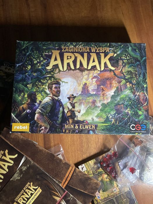 Zaginiona wyspa Arnak+ dodatek przywódcy ekspedycji