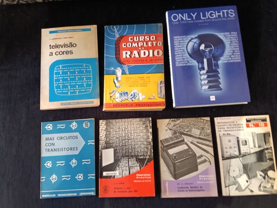 Livros técnicos sobre Electrónica pagamento em numerário zona Lisboa