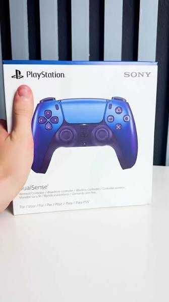 Comando PS5 DualSense Cobalt Blue - Novo e Selado