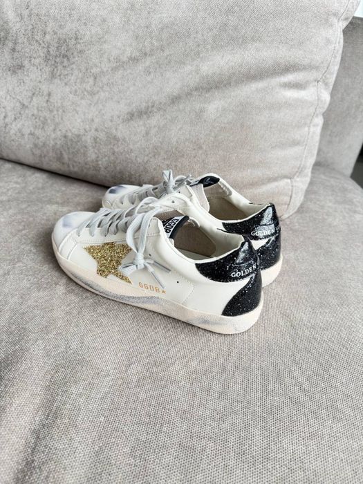 Golden Goose White Gold Black Оригинал Кроссовки Женские Белые Кожаные Premium Luxury Casual Новые Размеры 36-40